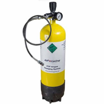 Picture of 3 Ltr Chinese Airgun Filling Bottle Cylinder with Gun Valve and Gauge