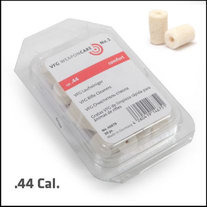 Picture of 44 Cal VFG Barrel Cleaning Felts Wads for (Box of 30)