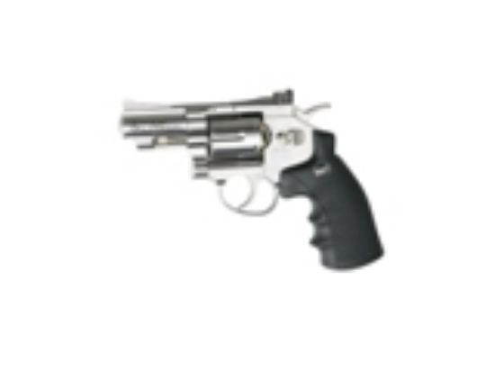 Picture of ASG CO2 4.5mm Air Pistol Dan Wesson 2.5" Chrome Finish Snub Nose Revolver