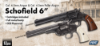 Picture of ASG Schofield No.3 Steel Grey Finish 4.5mm BB Revolver