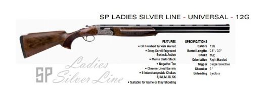 Picture of ATA Arms Ladies Silverline Sporter Universal Over Under Shotgun