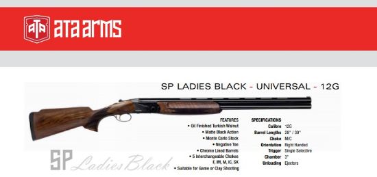 Picture of ATA Arms SP Ladies Black Sporter Over Under Shotgun