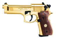 Beretta 92FS 24 Carat Gold-Plated Wooden Grips