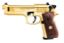 Picture of Beretta 92FS 24 Carat Gold-Plated Wooden Grips