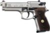 Picture of Beretta 92FS Nickel with Wood Grips