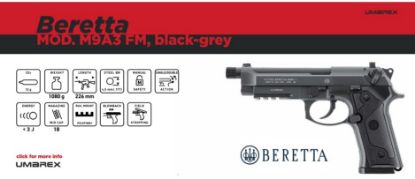 Picture of Beretta M9A3 FM Grey Black Co2 Air Pistol by Umarex