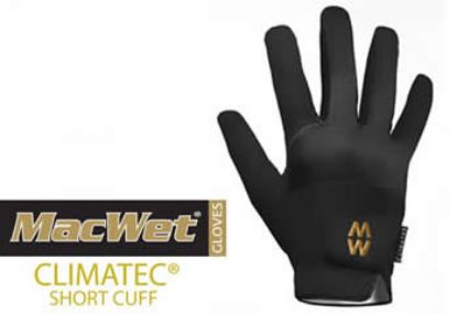 Picture of Black or Green MacWet Short Climatec Sports Gloves
