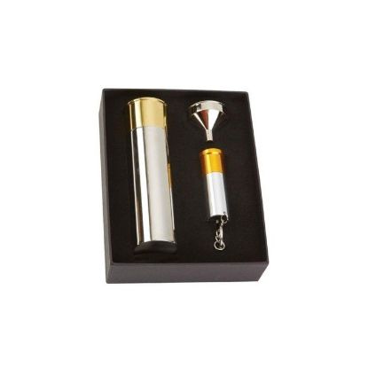 Picture of Cartridge Flask & Torch Gift Set by Bisley