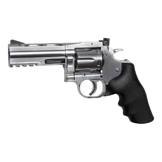 Picture of Dan Wesson 715 4" Silver Revolver Pellet Shooting Version