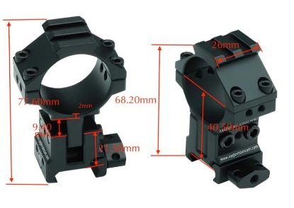 Picture of Eagle Vision Adjustable Scope Mounts 34mm Weaver