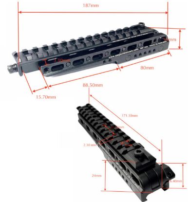 Picture of Eagle Vision Pard NV008 108 MOA Windage Picatinny Mount