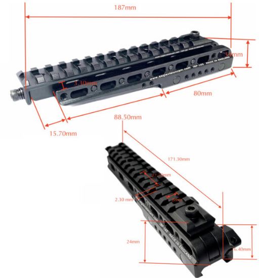 Picture of Eagle Vision Pard NV008 108 MOA Windage Picatinny Mount