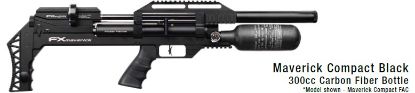 Picture of FAC FX Maverick Compact Black 300cc Carbon Fiber Bottle FAC