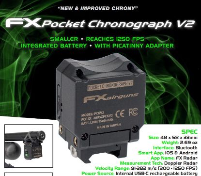 Picture of FX Chrono - FX Pocket Radar Chronograph V2