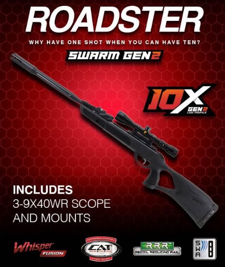 Picture of Gamo Swarm Roadster Gen2 Multishot Break Barrel Air Rifle