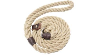 Picture of Heavy Duty Natural Rope Slip Lead - Dog Training - Gun Dogs - Working Dogs-12mm