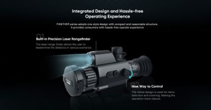 Picture of HIKMicro Panther Ph35 Thermal Scope with Laser Range Finder