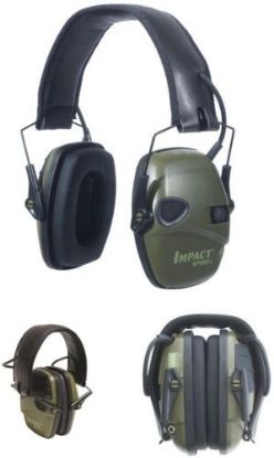 Picture of Honeywell Howard Leight Impact Sport Foldable Ear Defenders Green