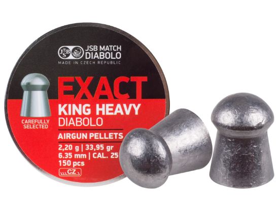 Picture of JSB King Heavy .25 33.95 gr x 10 Tins