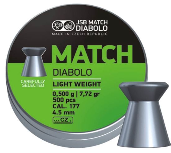 Picture of JSB Match Diabolo Lightweight .177 7.72 gr 4.50