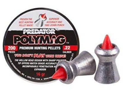 Picture of JSB Predator PolyMag .22 Hunting Pellets x 10 Tins
