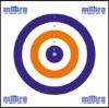 Picture of Milbro 14cm Red White & Blue Card Targets Pack Size 100
