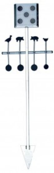 Picture of Milbro Ground Spike Target Holder and Spinning Targets