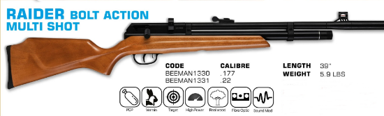Picture of Milbro Raider Bolt Action Air Rifle
