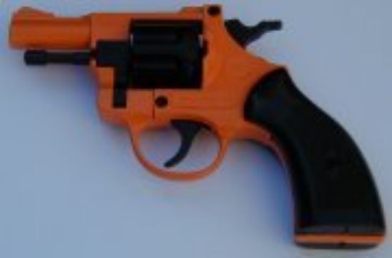 Picture of Olympic 6 Blank Firing Revolver Orange .22