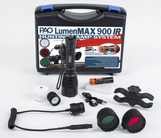 Picture of PAO LumenMAX 900 IR Hunting Lamp & Infra-Red Night Vision Illuminator System