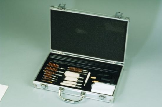 Picture of Pellet Gun & Shot Gun Cleaning Kit in Aluminum Case - Sturdy Reinforced Case.