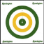 Picture of Remington High Quality 17cm x 17cm Cardstock Targets