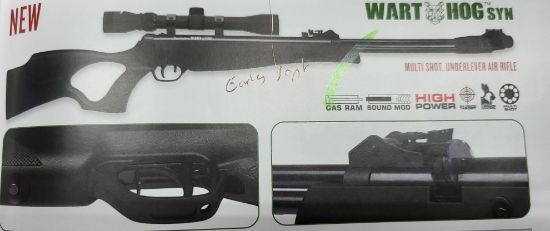 Picture of Remington Wart Hog Synthetic Underlever Gas Ram Air Rifle