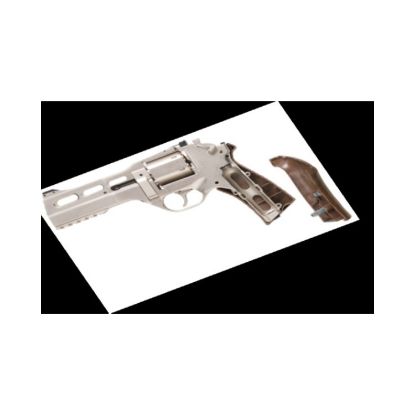 Picture of Rhino 50DS Air Pistol in Nickel 4.5mm Co2