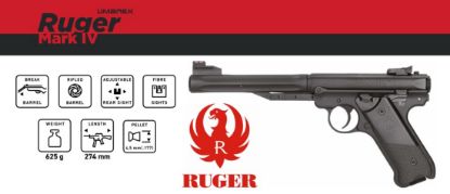 Picture of Ruger Mark IV .177 Pellet Pistol