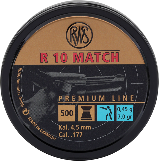 Picture of RWS R10 Match Pistol .177 4.49 x 10 Tins
