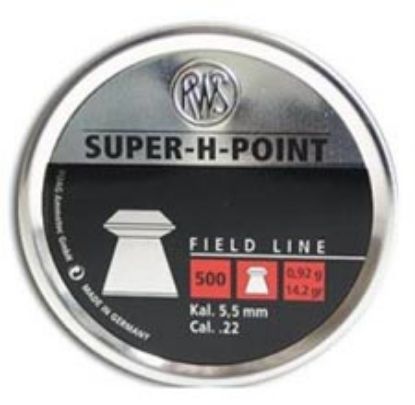 Picture of RWS Super H Point 22 Pest Control Air Rifle Lead Pellets