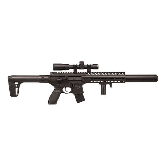 Picture of Sig Sauer MCX Black With Sig 20R 1-4x24 Scope Semi Auto Lead Pellet Air Rifle