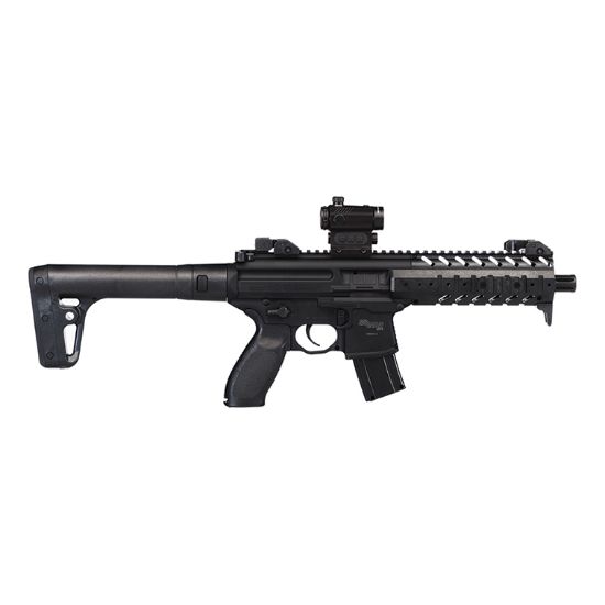 Picture of Sig Sauer MPX Black With Sig 20R Red Dot Semi Auto Lead Pellet Air Rifle