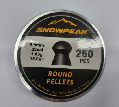 Picture of Snowpeak Dome Head 22 Caliber Lead Pellets