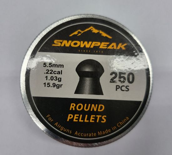 Picture of Snowpeak Dome Head 22 Caliber Lead Pellets