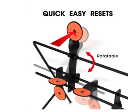Picture of Trimex Arms Rotating Spinner Self-Resetting Metal Target–9+1