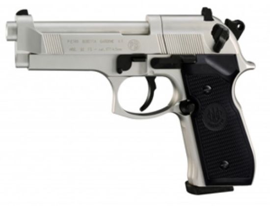 Picture of Umarex Beretta 92FS Nickel Version Black Grips