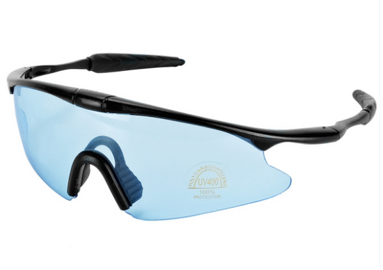 Picture of UV Shooting Glasses Blue Lens Bulldog Airsoft Tactical Gear