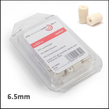 Picture of VFG 6.5mm Barrel Cleaning Felts (Box of 50)
