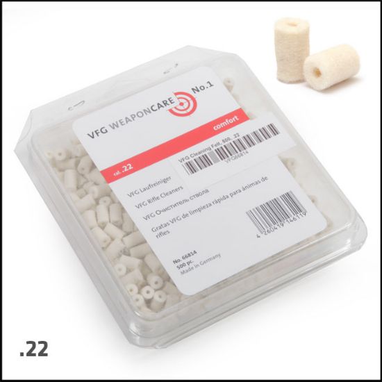 Picture of VFG Barrel Cleaning Felts for 6.5 Cal 6.5mm (Box of 500)