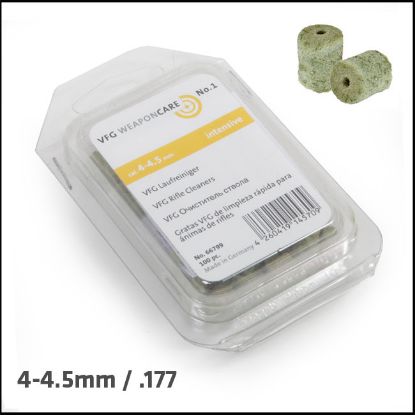 Picture of VFG Intensive Barrel Cleaning Felts for 4mm - 177 - 4.5mm - Box of 100