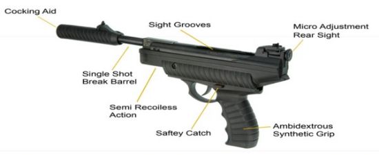 Picture of Webley Typhoon Spring Air Pistol 