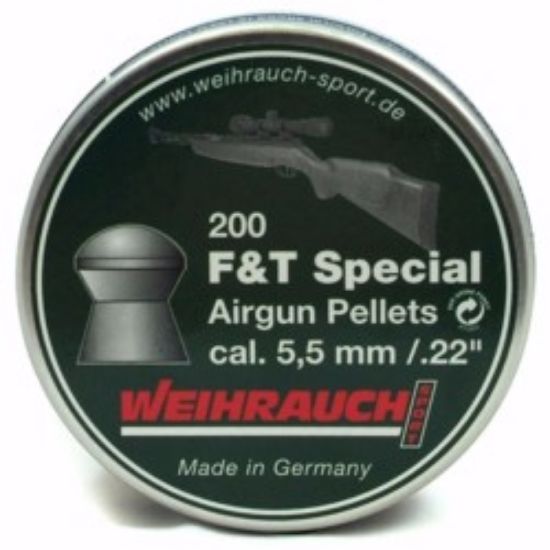 Picture of Weihrauch FT Special .22 Caliber Lead Pellets