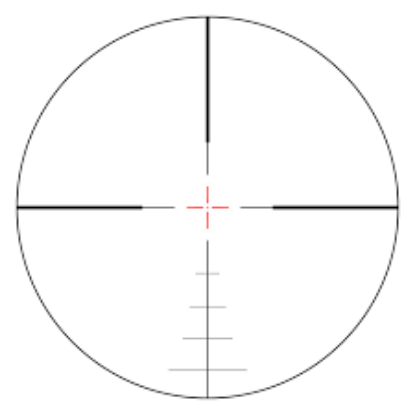 Picture of ZeroTech Thrive HD 2.5-15X50 SFP Non IR 1/4 MOA PHR II Rifle Scope